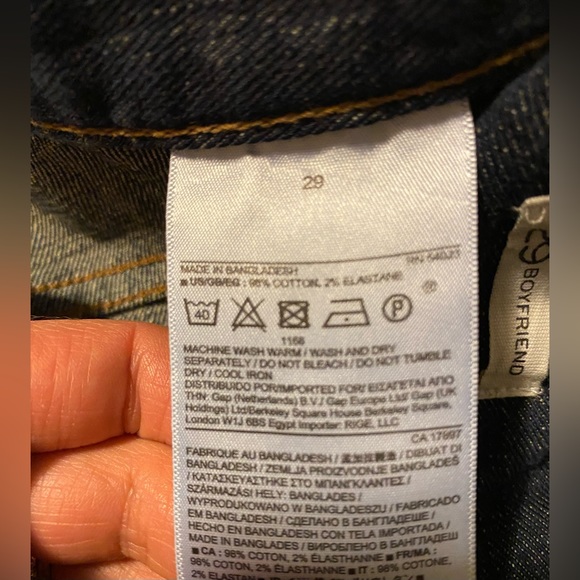 Banana Republic size 29 boyfriend jeans - Picture 7 of 9